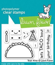 Load image into Gallery viewer, Lawn Fawn-Clear Acrylic Stamps-Year Nine
