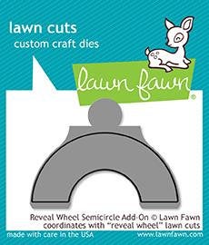 Lawn Fawn-Lawn Cuts-Reveal Wheel Semicircle Add-on - Design Creative Bling