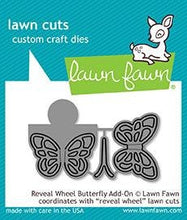 Charger l&#39;image dans la galerie, Lawn Fawn-Lawn Cuts-Reveal Wheel Butterfly Add-on - Design Creative Bling
