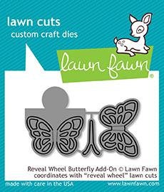 Lawn Fawn-Lawn Cuts-Reveal Wheel Butterfly Add-on