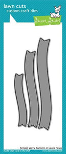 Lawn Fawn-Lawn Cuts-Simple Wavy Banners - Design Creative Bling