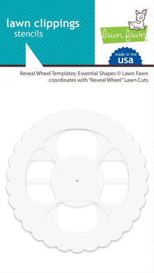 Lawn Fawn-Lawn Cuts-Reveal Wheel Templates, Essential Shapes - Design Creative Bling