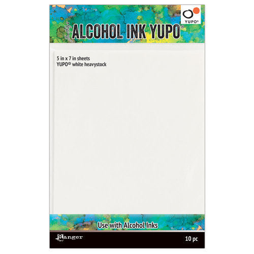 Ranger Ink - Tim Holtz - Alcohol Ink Yupo Paper - 5 x 7 - 10 Pack