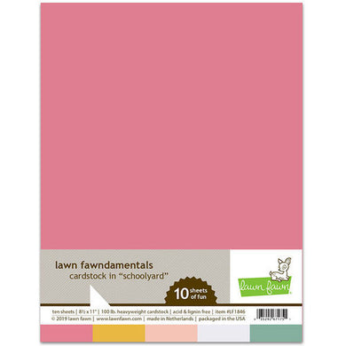 Lawn fawn - 8.5 x 11 Cardstock Pack - Schoolyard - 10 Pack - Design Creative Bling