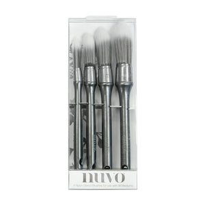 Nuvo - Stencil Brushes - 4 Pack - Design Creative Bling