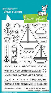 Lawn Fawn-smooth sailing-Clear Stamp Set