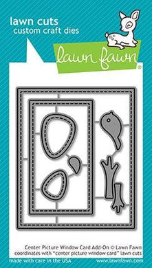 Lawn fawn-Center Picture Window card add-on-Lawn Cuts - Design Creative Bling