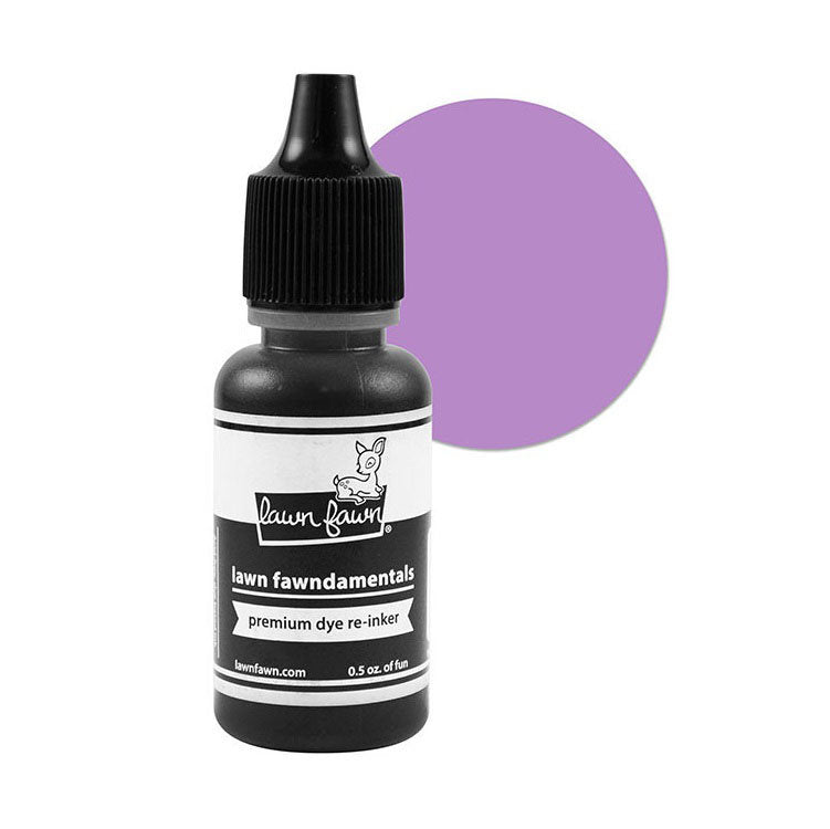 Lawn Fawn - Premium Dye Ink Reinker - Grape Jelly - Design Creative Bling