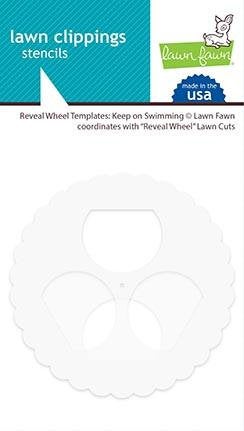 Lawn Fawn-Reveal Wheel Templates-Keep On Swimming - Design Creative Bling
