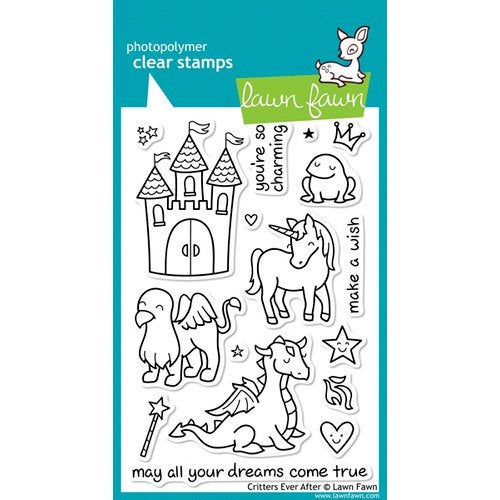 Lawn Fawn - Clear Photopolymer Stamps - Critters Ever After - Design Creative Bling