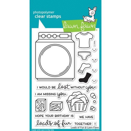 Lawn Fawn - Clear Photopolymer Stamps - Loads of Fun - Design Creative Bling