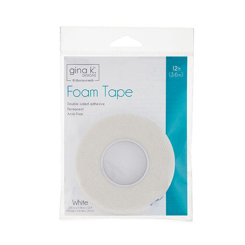 Therm O Web - Foam Tape - White - 0.375 Inch