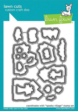 Lawn Fawn-Spooky Village -Lawn Cuts-Dies - Design Creative Bling