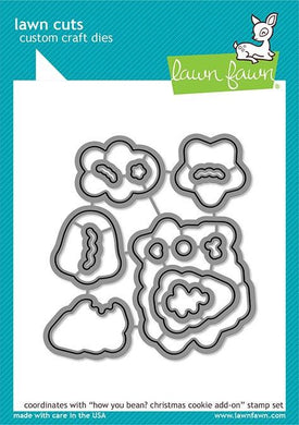 Lawn Fawn-How You Bean?- Christmas Cookie add-on - Lawn Cuts - Design Creative Bling