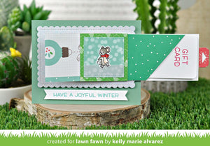 Lawn Fawn-Diagonal Gift Card Pocket-Lawn Cuts