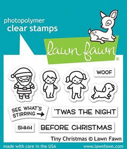 Lawn Fawn-Tiny Christmas-Clear Stamp Set - Design Creative Bling
