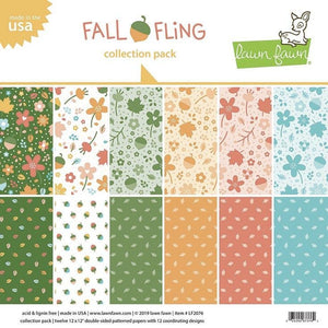 Lawn Fawn-Fall Fling Collection Pack-12x12 - Design Creative Bling