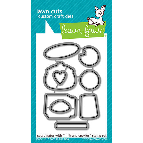 Lawn Fawn - Lawn Cuts - Dies - Milk and Cookies - Design Creative Bling