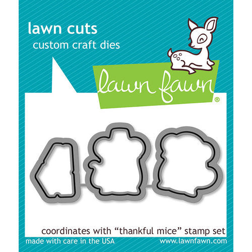 Lawn Fawn - Lawn Cuts - Dies - Thankful Mice - Design Creative Bling