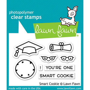 Lawn Fawn - Clear Photopolymer Stamps - Smart Cookie - Design Creative Bling