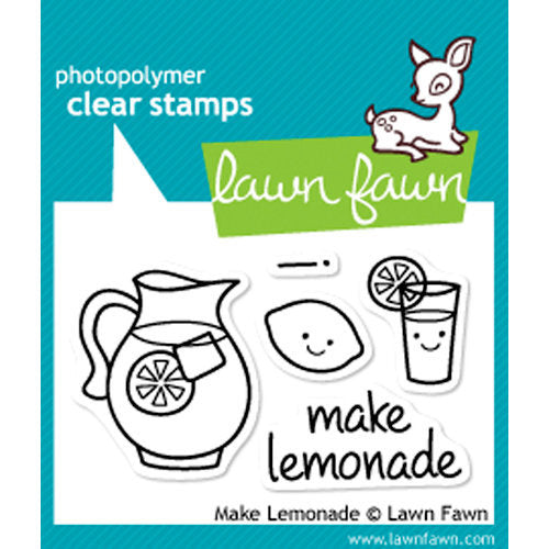 Lawn Fawn - Clear Photopolymer Stamps - Make Lemonade