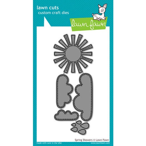 Lawn Fawn - Lawn Cuts - Dies - Spring Showers - Design Creative Bling