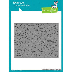 Lawn Fawn - Lawn Cuts - Dies - Stitched Windy Backdrop - Design Creative Bling
