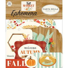 Load image into Gallery viewer, Carta Bella Paper - Fall Market Collection - Ephemera - Design Creative Bling

