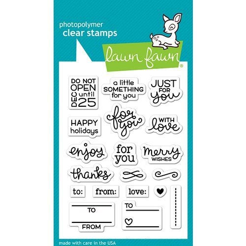 Lawn Fawn - Clear Photopolymer Stamps - Tiny Tag Sayings - Design Creative Bling