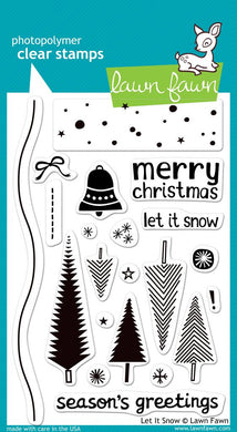 Lawn Fawn-Clear Stamp-Let It Snow - Design Creative Bling