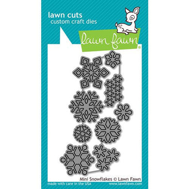 Lawn Fawn - Lawn Cuts - Dies - Mini Snowflakes - Design Creative Bling