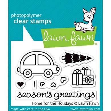 Lawn Fawn - Christmas - Clear Photopolymer Stamps - Home for the Holidays - Design Creative Bling