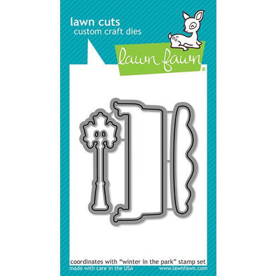 Lawn Fawn - Lawn Cuts - Dies - Winter in the Park - Design Creative Bling