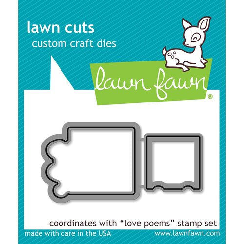 Lawn Fawn - Lawn Cuts - Dies - Love Poems - Design Creative Bling