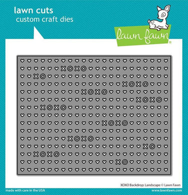 Lawn Fawn - Lawn Cuts - Dies - XOXO Backdrop - Landscape - Design Creative Bling