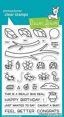 Lawn Fawn-a bug deal-clear stamp set - Design Creative Bling