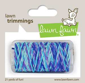 Lawn Fawn - Lawn Trimmings - Baker's Twine Spool - mermaid's lagoon sparkle cord - Design Creative Bling