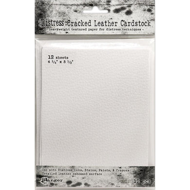 Tim Holtz - Distress Cracked Leather Cardstock - 4.25