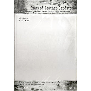 Tim Holtz - Distress Cracked Leather 8.5"x11" Cardstock - Design Creative Bling