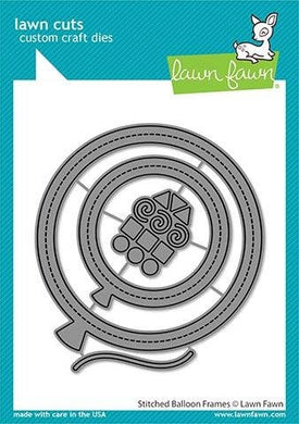 Lawn Fawn - stitched balloon frames - lawn cuts - Design Creative Bling