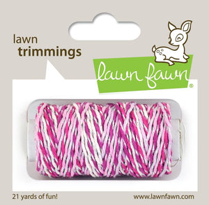 Lawn fawn - pretty in pink sparkle cord