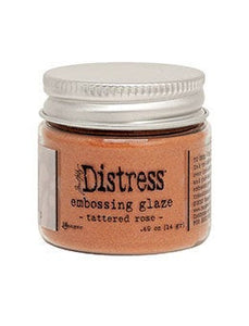 Tim Holtz Distress Embossing Glaze-Tattered Rose - Design Creative Bling