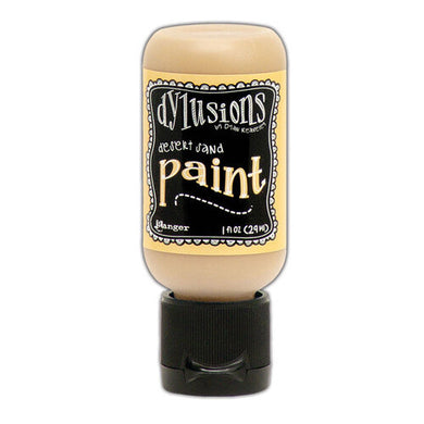 Ranger Ink - Dylusions Paints - Flip Cap Bottle - Vanilla Custard - Design Creative Bling