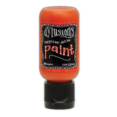 Ranger Ink - Dylusions Paints - Flip Cap Bottle - Tangerine Dream
