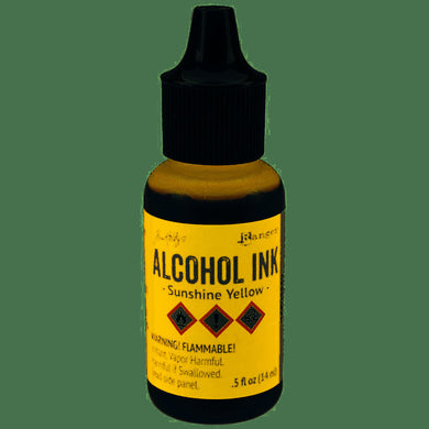 Tim Holtz - Alcohol Inks .5oz - Sunshine Yellow - Design Creative Bling