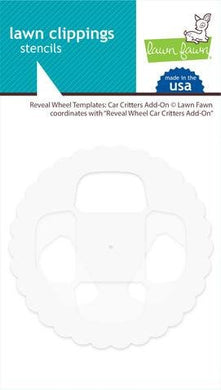 Lawn Fawn-Clear Stamp Set-reveal wheel templates: car critters add-on - Design Creative Bling