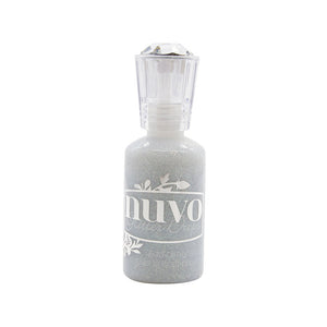 Nuvo - Merry and Bright Collection - Glitter Drops - Silver Crystals - Design Creative Bling