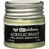 Prima - Finnabair - Art Alchemy - Opal Magic- Green / Gold - Design Creative Bling