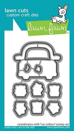 Lawn Fawn-Clear Stamp Set-car critters - lawn cuts - Design Creative Bling