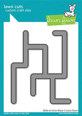 Lawn Fawn-Clear Stamp Set- slide on over maze - Design Creative Bling